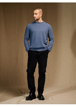 Perfect Cashmere Kaszmirowy sweter "Blake" w kolorze niebieskim ze sklepu Limango Polska w kategorii Swetry męskie - zdjęcie 188881676