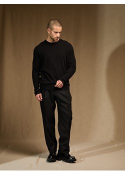 Perfect Cashmere Kaszmirowy sweter "Darri" w kolorze czarnym ze sklepu Limango Polska w kategorii Swetry męskie - zdjęcie 188881735