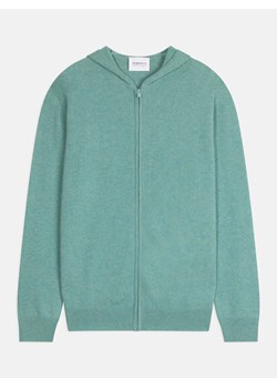 Perfect Cashmere Kaszmirowy kardigan "Eldo" w kolorze turkusowym ze sklepu Limango Polska w kategorii Swetry męskie - zdjęcie 188881808