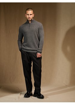 Perfect Cashmere Kaszmirowy sweter "Louis" w kolorze antracytowym ze sklepu Limango Polska w kategorii Swetry męskie - zdjęcie 188881889