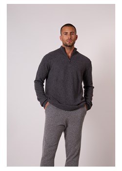 Perfect Cashmere Kaszmirowy sweter "Lucas" w kolorze antracytowym ze sklepu Limango Polska w kategorii Swetry męskie - zdjęcie 188881899