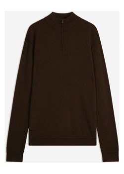 Perfect Cashmere Kaszmirowy sweter "Lucas" w kolorze ciemnobrązowym ze sklepu Limango Polska w kategorii Swetry męskie - zdjęcie 188881909