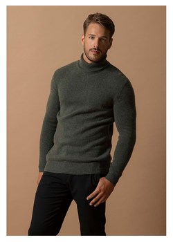 Perfect Cashmere Kaszmirowy golf "Marius" w kolorze ciemnozielonym ze sklepu Limango Polska w kategorii Swetry męskie - zdjęcie 188881925