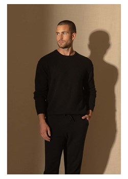 Perfect Cashmere Kaszmirowy sweter "Soan" w kolorze czarnym ze sklepu Limango Polska w kategorii Swetry męskie - zdjęcie 188881967