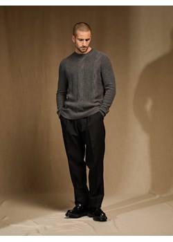 Perfect Cashmere Kaszmirowy sweter "Temba" w kolorze szarym ze sklepu Limango Polska w kategorii Swetry męskie - zdjęcie 188882027