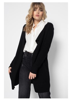 Perfect Cashmere Kaszmirowy kardigan "Abigail" w kolorze czarnym ze sklepu Limango Polska w kategorii Swetry damskie - zdjęcie 188882075