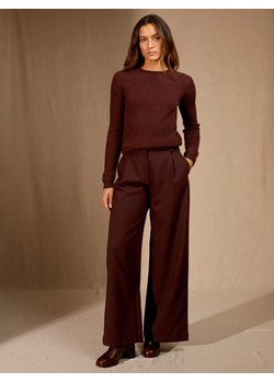 Perfect Cashmere Kaszmirowy sweter "Bella" w kolorze brązowym ze sklepu Limango Polska w kategorii Swetry damskie - zdjęcie 188882187