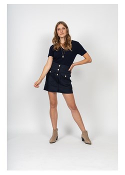 Perfect Cashmere Kaszmirowa koszulka "Efimia" w kolorze granatowym ze sklepu Limango Polska w kategorii Bluzki damskie - zdjęcie 188882268