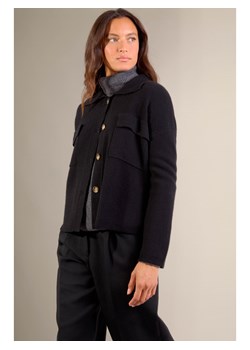 Perfect Cashmere Kaszmirowy kardigan "Hekla" w kolorze czarnym ze sklepu Limango Polska w kategorii Swetry damskie - zdjęcie 188882438