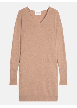 Perfect Cashmere Kaszmirowa sukienka "Kelley" w kolorze beżowym ze sklepu Limango Polska w kategorii Sukienki - zdjęcie 188882509