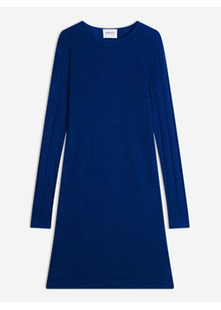 Perfect Cashmere Kaszmirowa sukienka "Lola" w kolorze granatowym ze sklepu Limango Polska w kategorii Sukienki - zdjęcie 188882555