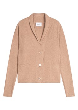 Perfect Cashmere Kaszmirowy kardigan "Mila" w kolorze karmelowym ze sklepu Limango Polska w kategorii Swetry damskie - zdjęcie 188882605