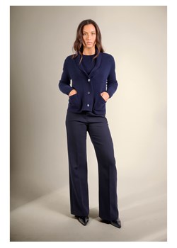 Perfect Cashmere Kaszmirowy kardigan "Mila" w kolorze granatowym ze sklepu Limango Polska w kategorii Swetry damskie - zdjęcie 188882606