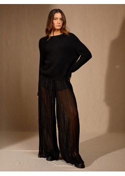 Perfect Cashmere Kaszmirowy sweter "Oceane" w kolorze czarnym ze sklepu Limango Polska w kategorii Swetry damskie - zdjęcie 188882677