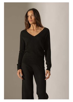 Perfect Cashmere Kaszmirowy sweter "Penelope" w kolorze czarnym ze sklepu Limango Polska w kategorii Swetry damskie - zdjęcie 188882716