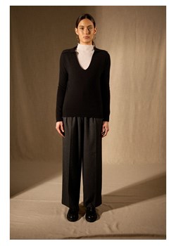 Perfect Cashmere Kaszmirowy sweter "Rosalie" w kolorze czarnym ze sklepu Limango Polska w kategorii Swetry damskie - zdjęcie 188882738