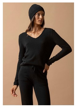Perfect Cashmere Kaszmirowy sweter w kolorze czarnym ze sklepu Limango Polska w kategorii Swetry damskie - zdjęcie 188882775