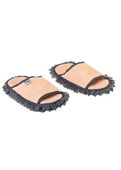 Vigar Slippersy do sprzątania w kolorze brzoskwiniowym z mikrofibry ze sklepu Limango Polska w kategorii Akcesoria kuchenne - zdjęcie 188883009