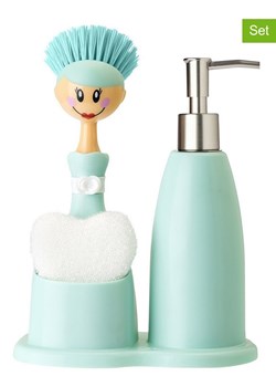 Vigar 3-częściowy organizer "Dolls" w kolorze turkusowym ze sklepu Limango Polska w kategorii Akcesoria kuchenne - zdjęcie 188883265