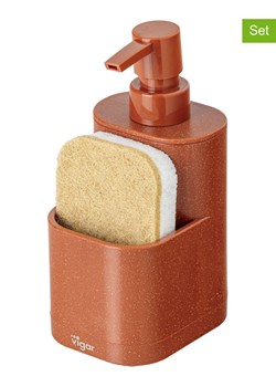 Vigar 2-częściowy zestaw "Rengø" w kolorze pomarańczowym - 8,5 x 18,5 x 10 cm ze sklepu Limango Polska w kategorii Akcesoria kuchenne - zdjęcie 188883379