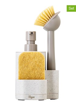 Vigar 3-częściowy zestaw "Rengø" w kolorze kremowym - 12 x 24,5 x 10 cm ze sklepu Limango Polska w kategorii Akcesoria kuchenne - zdjęcie 188883415