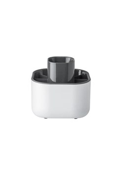 Vigar Pojemnik w kolorze biało-szarym na sztućce - 12,5 x 13 x 12,5 cm ze sklepu Limango Polska w kategorii Pojemniki kuchenne - zdjęcie 188883469