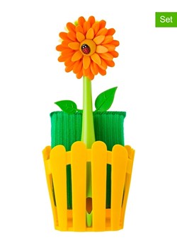 Vigar 3-częściowy organizer "Flower power" w kolorze żółtym - 11 x 25 x 6,5 cm ze sklepu Limango Polska w kategorii Akcesoria kuchenne - zdjęcie 188883535
