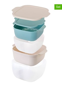 Vigar Pojemniki (2 szt.) w kolorze niebiesko-beżowym ze sklepu Limango Polska w kategorii Pojemniki kuchenne - zdjęcie 188883567