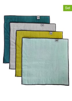 Vigar Ściereczki (4 szt.) "Rengø" w kolorze szaro-zielono-miętowym - 32 x 32 cm ze sklepu Limango Polska w kategorii Akcesoria kuchenne - zdjęcie 188883619