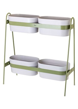 Vigar Regał "Urban garden" w kolorze zielonym na rośliny - 72 x 75 x 30 cm ze sklepu Limango Polska w kategorii Doniczki i osłonki - zdjęcie 188883966