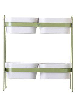 Vigar Regał "Urban garden" w kolorze zielonym na rośliny - 34,5 x 38 x 14,5 cm ze sklepu Limango Polska w kategorii Doniczki i osłonki - zdjęcie 188884018