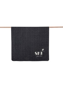 David Fussenegger Koc flanelowy "Silvretta - Ski You Soon" w kolorze antracytowym ze sklepu Limango Polska w kategorii Tekstylia - zdjęcie 188884367