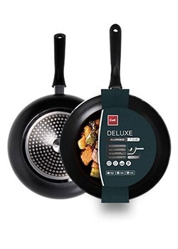 CEGECO Patelnia "Deluxe" w kolorze czarnym - Ø 20 cm ze sklepu Limango Polska w kategorii Garnki - zdjęcie 188884535