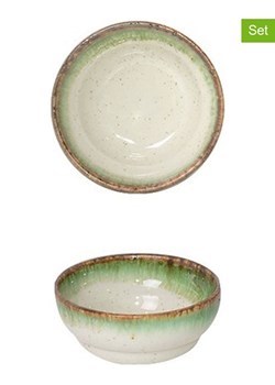 CEGECO Miski (2 szt.) w kolorze zielonym - Ø 9 cm ze sklepu Limango Polska w kategorii Naczynia - zdjęcie 188884559