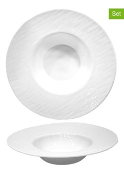 CEGECO Talerze (2 szt.) "Bolonia" w kolorze białym do makaronu - Ø 27 cm ze sklepu Limango Polska w kategorii Naczynia - zdjęcie 188884588