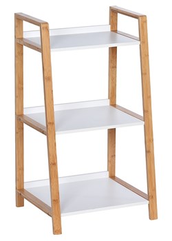 Wenko Regał "Finja" w kolorze jasnobrązowo-białym - 36 x 76 x 43 cm ze sklepu Limango Polska w kategorii Regały i witryny - zdjęcie 188884667