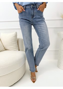 Niebieskie Jeansowe Spodnie ze sklepu ModnaKiecka.pl w kategorii Jeansy damskie - zdjęcie 188884738