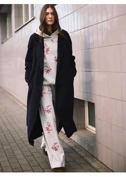 Reserved - Spodnie z ozdobnym haftem - jasnoszary ze sklepu Reserved w kategorii Spodnie damskie - zdjęcie 188884908