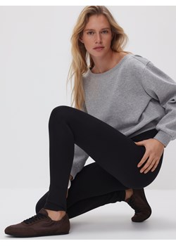 Reserved - Gładkie legginsy - czarny ze sklepu Reserved w kategorii Spodnie damskie - zdjęcie 188885196