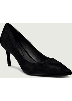 BOSS BLACK Szpilki Gracey_Pump70_SD | zamsz ze sklepu Gomez Fashion Store w kategorii Czółenka - zdjęcie 188886848