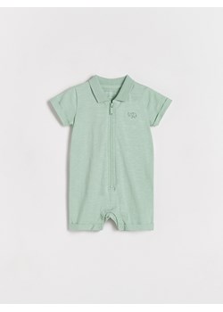 Reserved - Kombinezon z haftem - jasnoturkusowy ze sklepu Reserved w kategorii Rampersy - zdjęcie 188887269