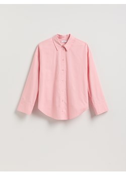 Reserved - Bawełniana koszula - różowy ze sklepu Reserved w kategorii Koszule damskie - zdjęcie 188887348