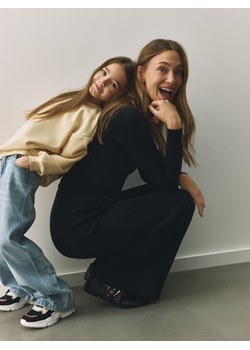 Reserved - Rozpinana bluza z modalem - czarny ze sklepu Reserved w kategorii Bluzy damskie - zdjęcie 188887559