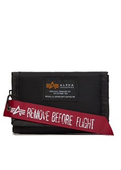Alpha Industries Portfel Crew Wallet II 146940 03 Czarny ze sklepu MODIVO w kategorii Portfele męskie - zdjęcie 188888987