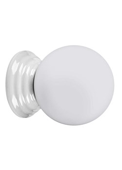 Biały minimalistyczny kinkiet szkalny - M164-Weskom ze sklepu Edinos.pl w kategorii Lampy ścienne - zdjęcie 188890276