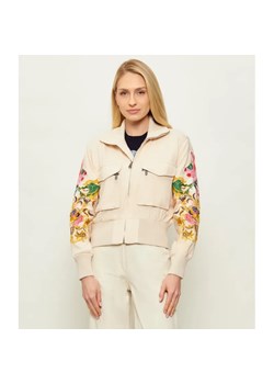 Desigual Kurtka bomber Mozart | Regular Fit | z dodatkiem lnu ze sklepu Gomez Fashion Store w kategorii Kurtki damskie - zdjęcie 188891037