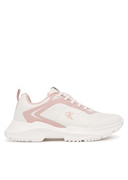 Calvin Klein Sneakersy Low Cut Lace-Up V3A9-83233-1844 D Biały ze sklepu MODIVO w kategorii Buty sportowe dziecięce - zdjęcie 188891319