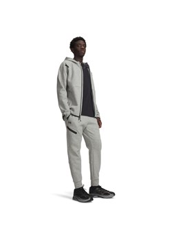 Męskie spodnie treningowe Under Armour UA Unstoppable Flc Jgr Eu - szare ze sklepu Sportstylestory.com w kategorii Spodnie męskie - zdjęcie 188893269