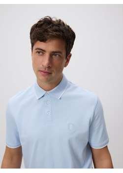 Reserved - Koszulka polo regular fit - jasnoniebieski ze sklepu Reserved w kategorii T-shirty męskie - zdjęcie 188893466
