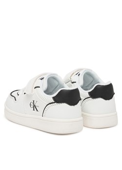 Calvin Klein Sneakersy Low Cut Lace-Up/Velcro V1X9-83278-1355 M Biały ze sklepu MODIVO w kategorii Buty sportowe dziecięce - zdjęcie 188894549